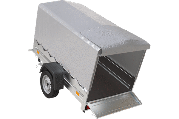 Remorque 750 kg 200 x 125 avec bâche dôme et arceau Garden Trailer 201 KIPP – Image 6