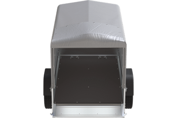 Remorque 750 kg 200 x 125 avec bâche dôme et arceau Garden Trailer 201 KIPP – Image 4