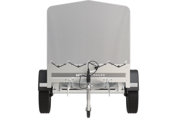 Remorque 750 kg 200 x 125 avec bâche dôme et arceau Garden Trailer 201 KIPP – Image 2