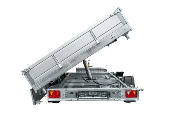 REMORQUE BENNE HYDRAULIQUE 3 ESSIEUX 400×200 UNITRAILER TASKER 400/3C 3500 KG – Image 6