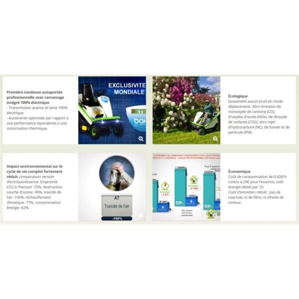 Autoportée Etesia M2E Bahia Electric – Image 2