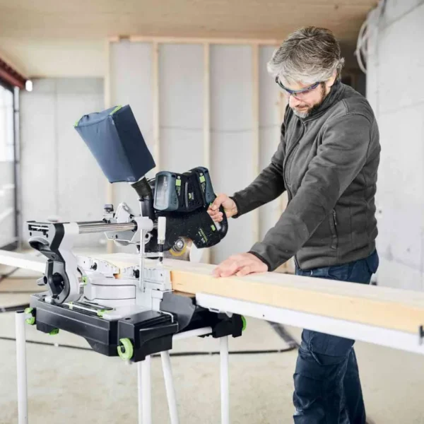 Scie à onglet radiale sans fil FESTOOL KSC 60 EB Basic Solo – Image 2