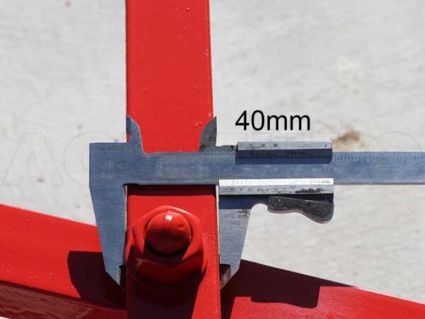 Herse à dents fixes série médium EPM60 – Portée/Tractée – 60 Dents Repliable – 300 cm – Image 11