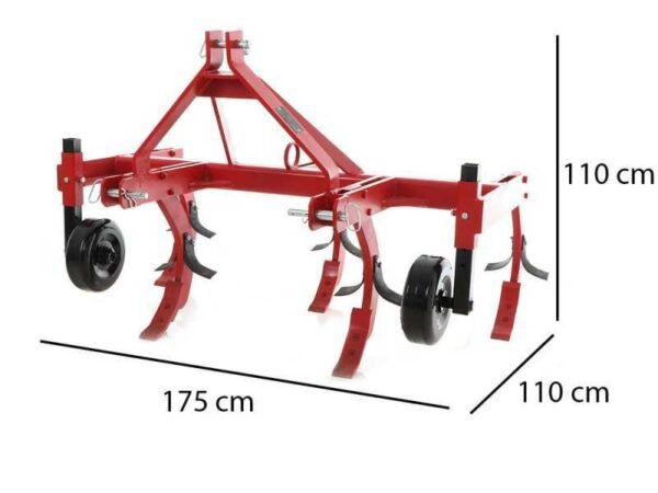 Décompacteur agricole sur tracteur AgriEuro serie 170 type Romagna à 5 dents