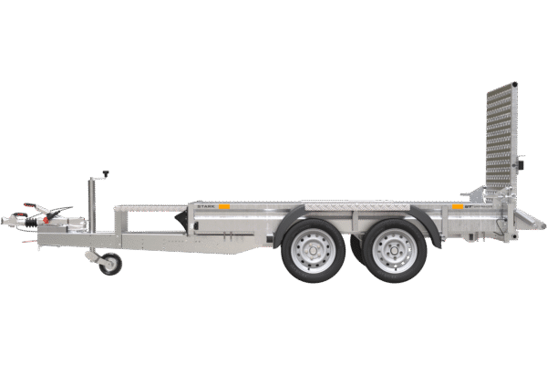 Remorque de chantier pour le transport d’une mini pelle – UNITRAILER STARK 3 260 – Image 2