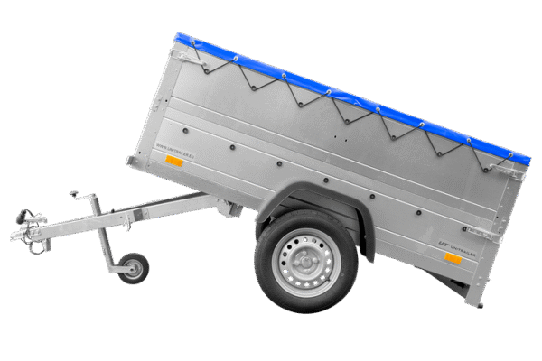 Remorque neuve 200×106 avec bâche plate, rehausses de ridelles et roue jockey – Garden Trailer 200 KIPP – Image 2