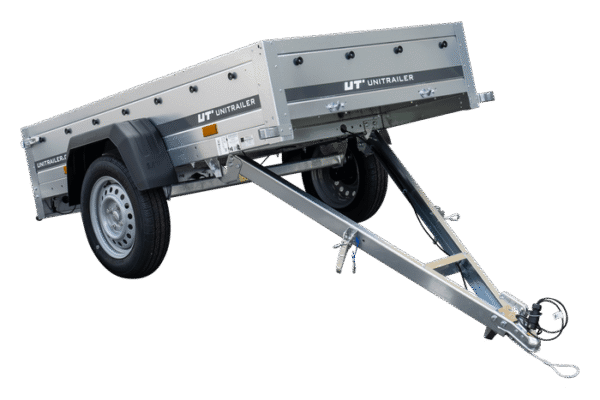 Remorque neuve 200×106 avec bâche plate, rehausses de ridelles et roue jockey – Garden Trailer 200 KIPP – Image 7