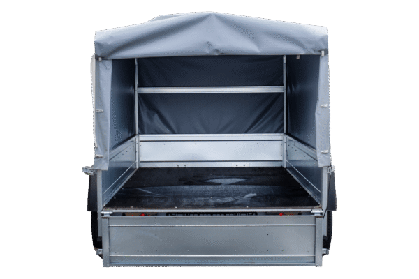 Remorque routière avec bâche haute, arceau et roue jockey 230×125 Garden Trailer 230 KIPP – Image 6