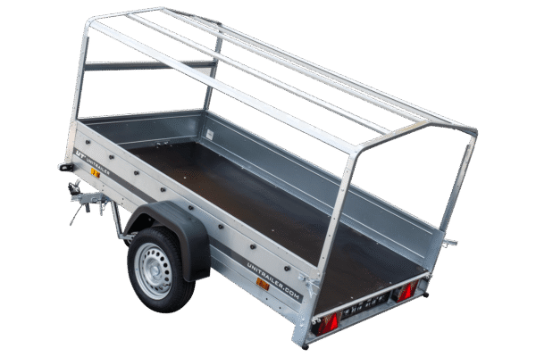 Remorque routière avec bâche haute, arceau et roue jockey 230×125 Garden Trailer 230 KIPP – Image 8