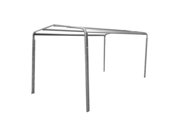 Remorque simple essieu 200×106 avec bâche haute, arceau, rehausses de ridelles et roue jockey – Garden Trailer 200 KIPP – Image 11